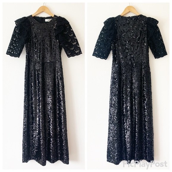 NWT Sea Sequined Midi Dress - Picture 4 of 8